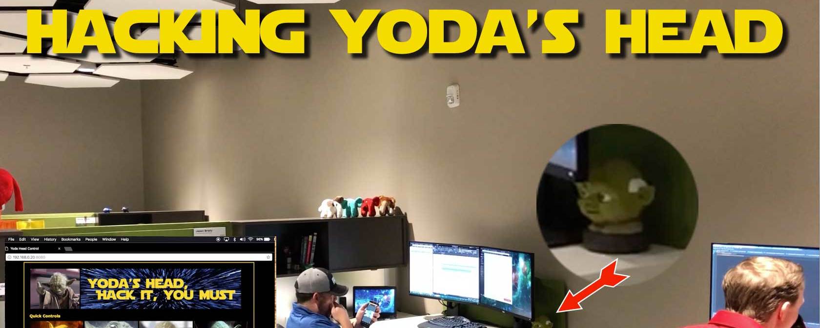 Hacked Star Wars Yoda Head For Prank at Work